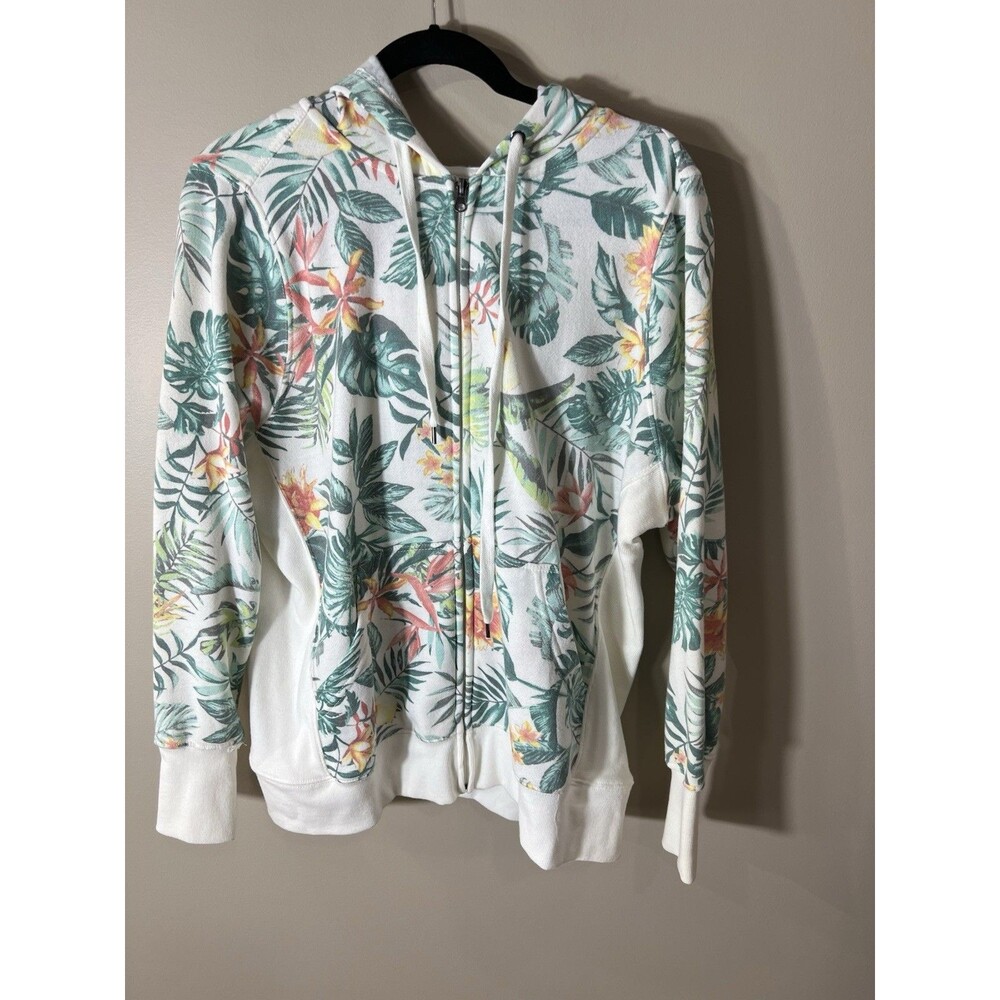 The Sweatshirt Project Tropical Hooded Full Zip Womens Size 1X